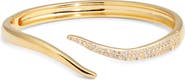 Nordstrom Cubic Zirconia Pavé Bypass Cuff Bracelet