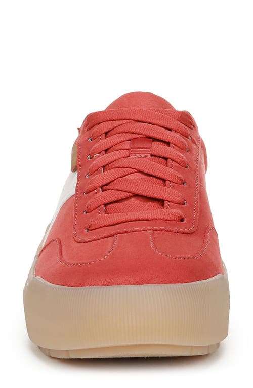 Shop Dr. Scholl's Time Off Win Low Top Sneaker In Red