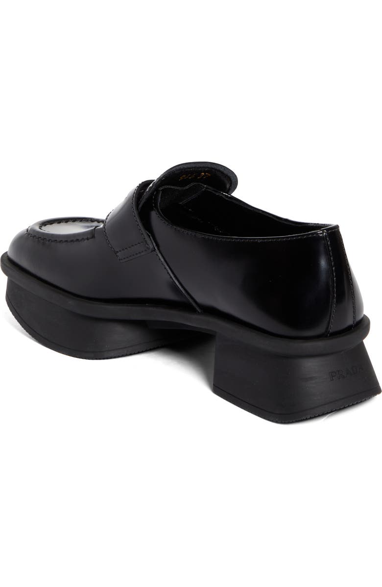 Prada Re-Edition 1999 Equal Platform Penny Loafer, Alternate, color, Nero