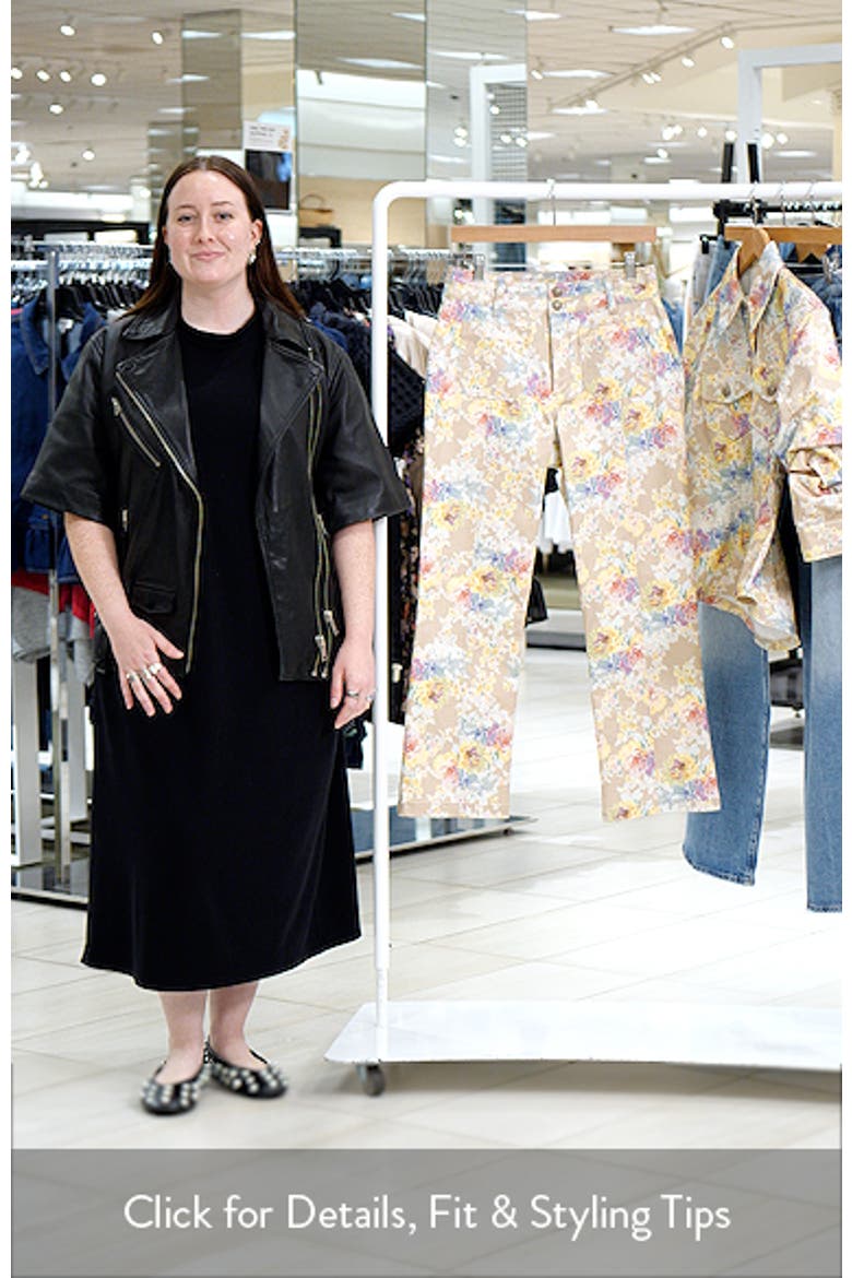 Dorothea Floral Print Jeans video