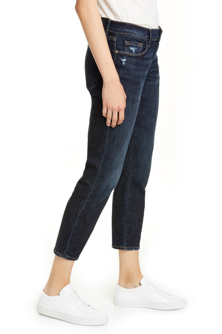 Le Garcon Crop Boyfriend Jeans, Alternate, color, COVANT