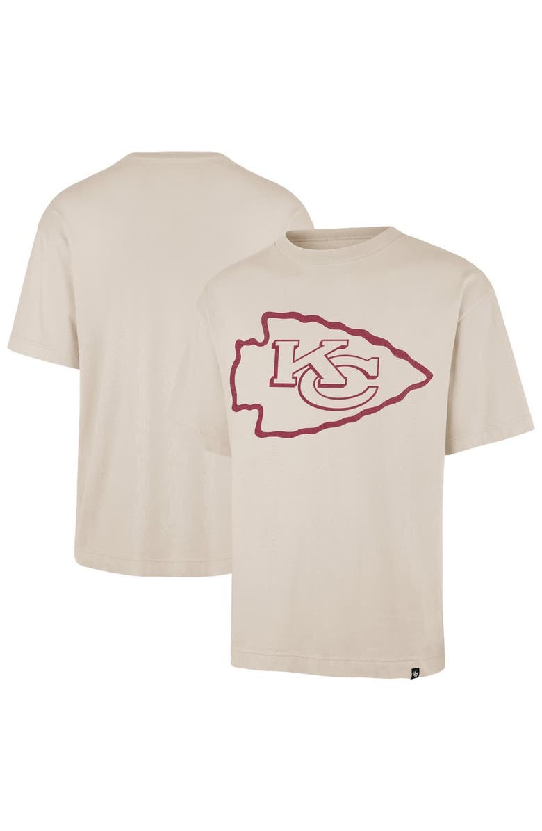 '47 Men's '47 Tan Kansas City Chiefs Bouldering Imprint Ravine Foundation T-Shirt, Main, color, 