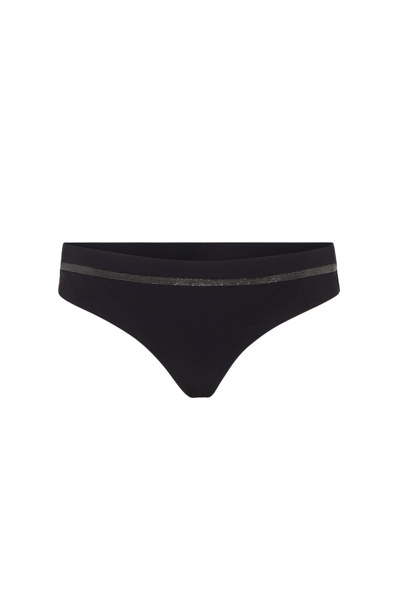 Brunello Cucinelli Bikini bottom with monili, Main, color, Black
