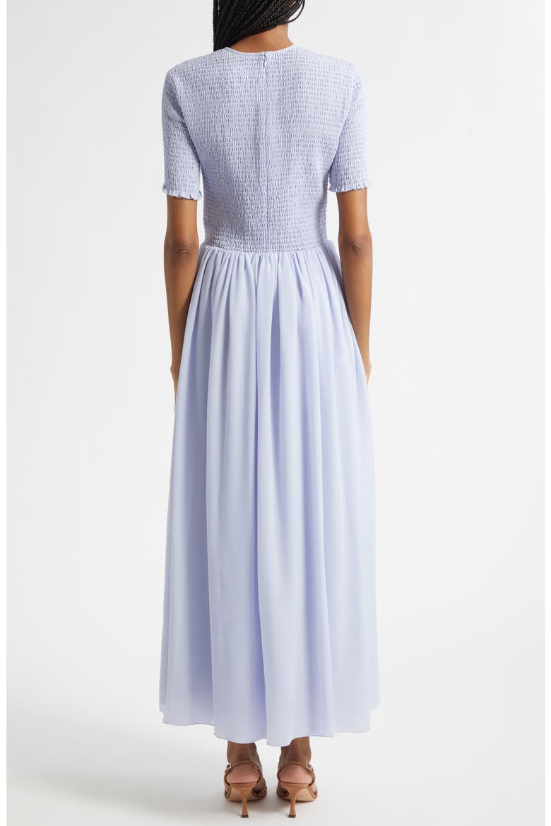 Iris Techno Short Sleeve Maxi Dress, Alternate, color, LILAC