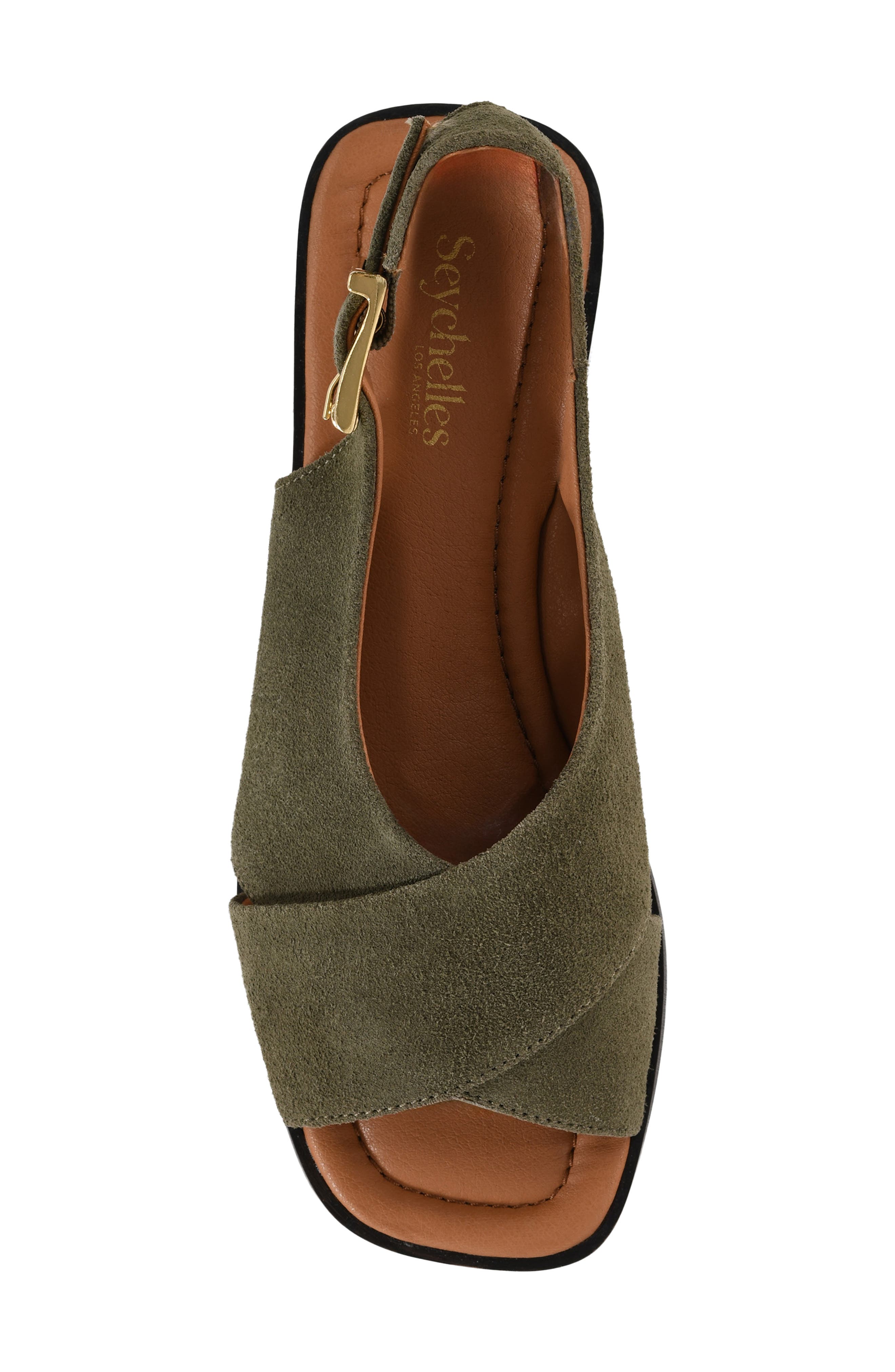 Good Hearted Slingback Sandal, Alternate, color, OLIVE