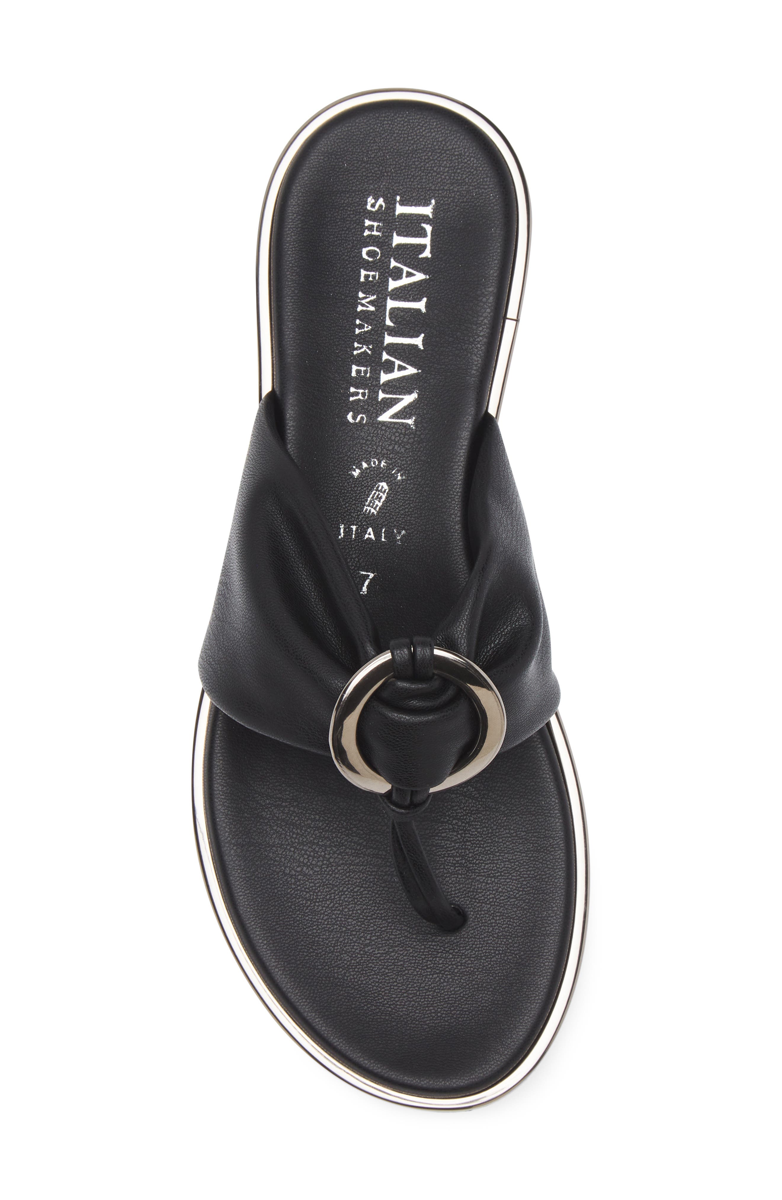 ITALIAN SHOEMAKERS Martie Flat Sandal, Alternate, color, 