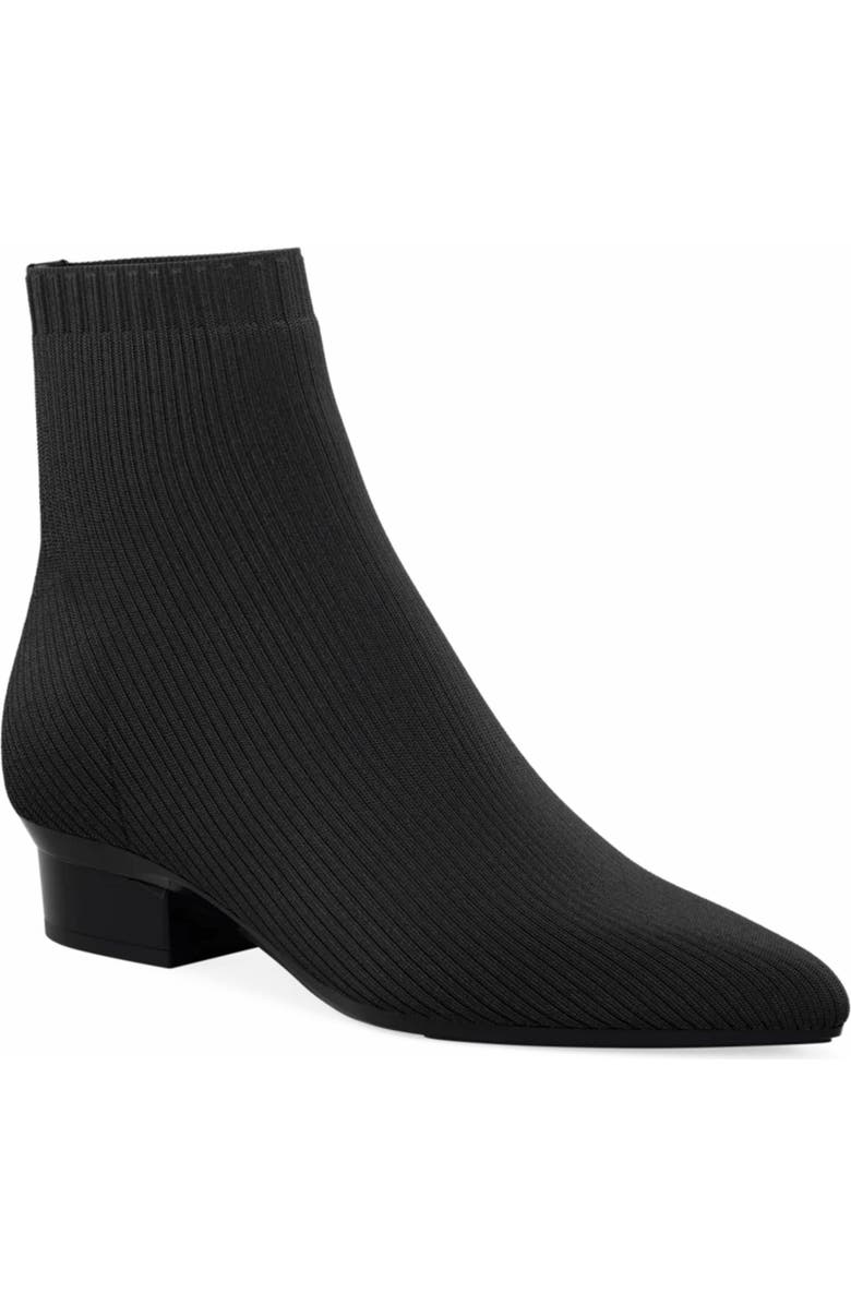 Pashion Footwear The Bootie 3" Block Heel, Alternate, color, Coal Knit