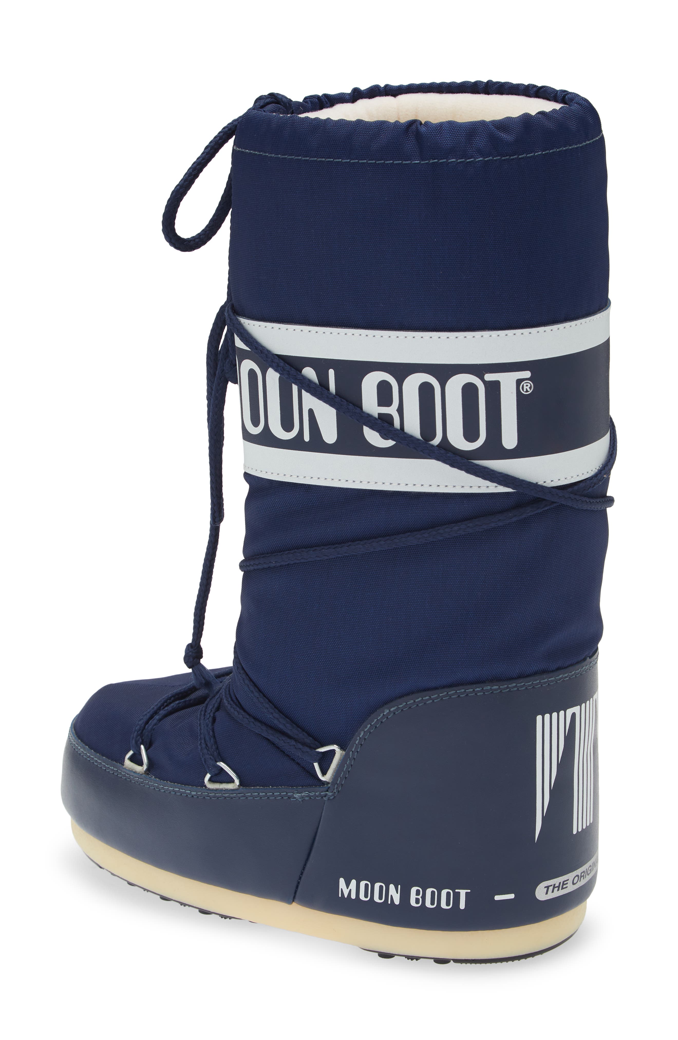 Moon Boot<sup>®</sup> Kids' Icon Water Repellent Moon Boot<sup>®</sup>, Alternate, color, Blue