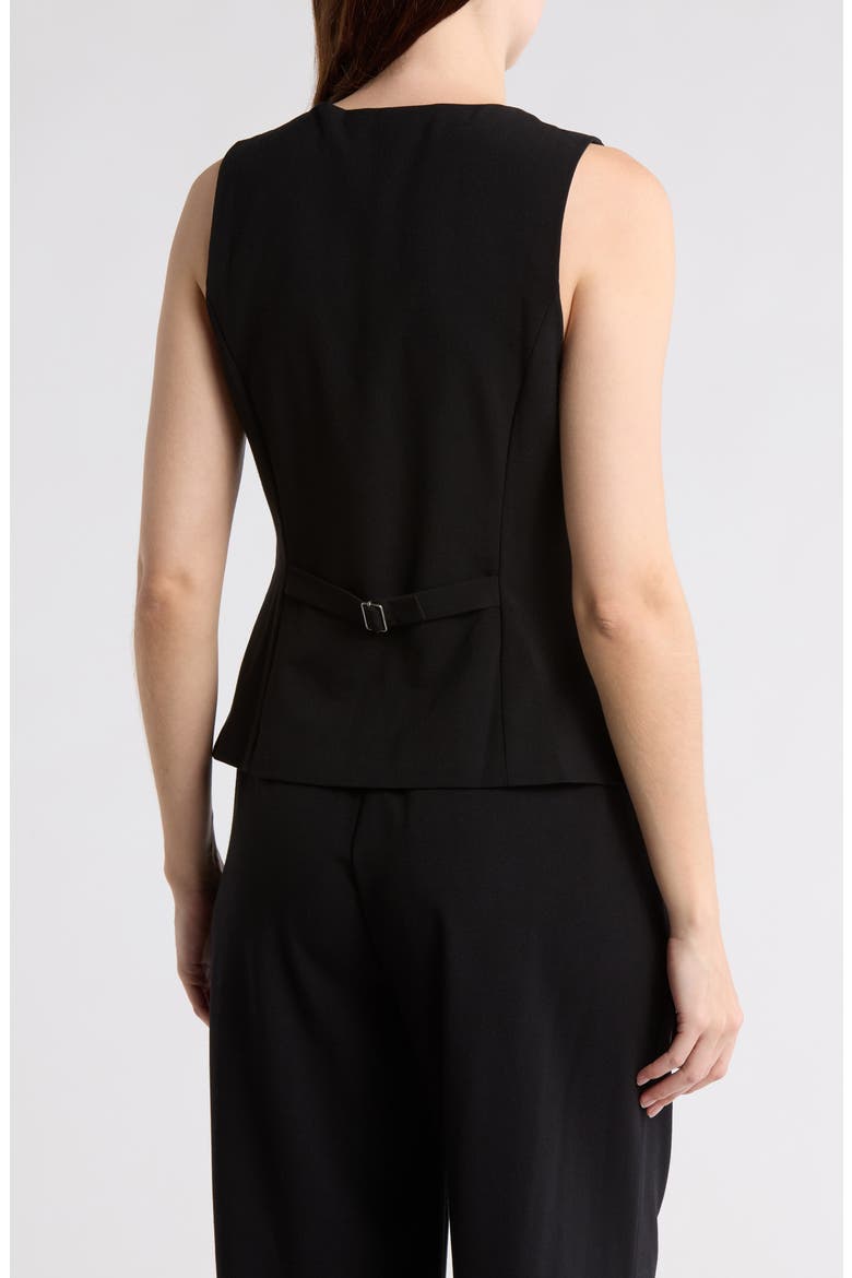 V-Neck Vest, Alternate, color, BLACK