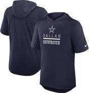 Nike Men's Nike Navy Dallas Cowboys Lockup Tri-Blend Hoodie T-Shirt