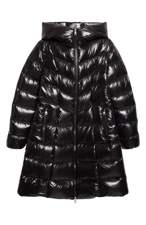 Marusse Long Lacquered Nylon Down Coat