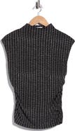 DKNY Funnel Neck Jersey Top