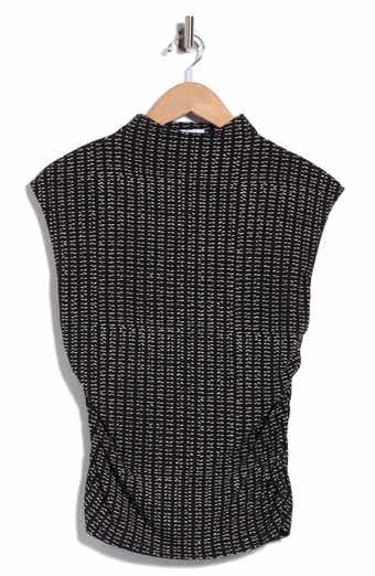 Funnel Neck Jersey Top