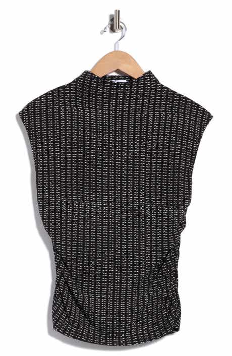 Funnel Neck Jersey Top