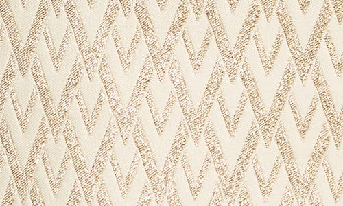 Valentino Garavani Toute La V Metallic Jacquard Minidress In Gold