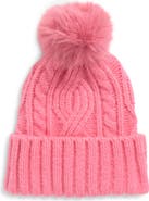 Treasure & Bond Cable Stitch Pom Beanie