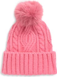 Treasure & Bond Cable Stitch Pom Beanie