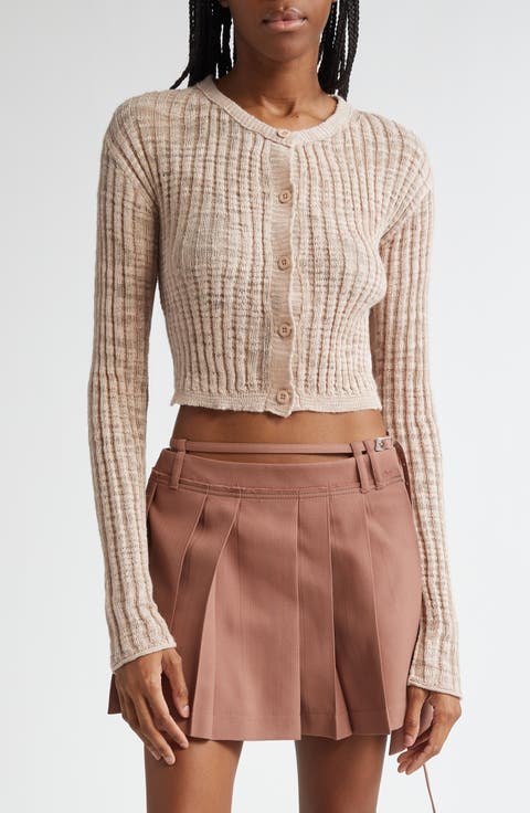 Kiko Rib Linen Blend Cardigan