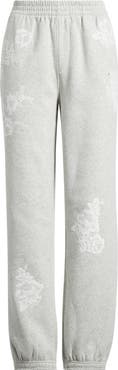 LoveShackFancy Lilia Lace Appliqué Sweatpants