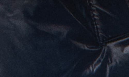 Mango Teen Shiny Quilted Vest In Blue