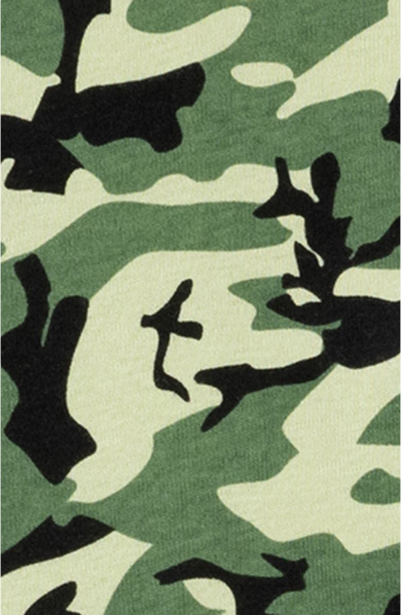 Leveret Kids Footed Cotton Matching Family Pajamas, Whimsy
Fantasy Prints, Alternate, color, Camouflage