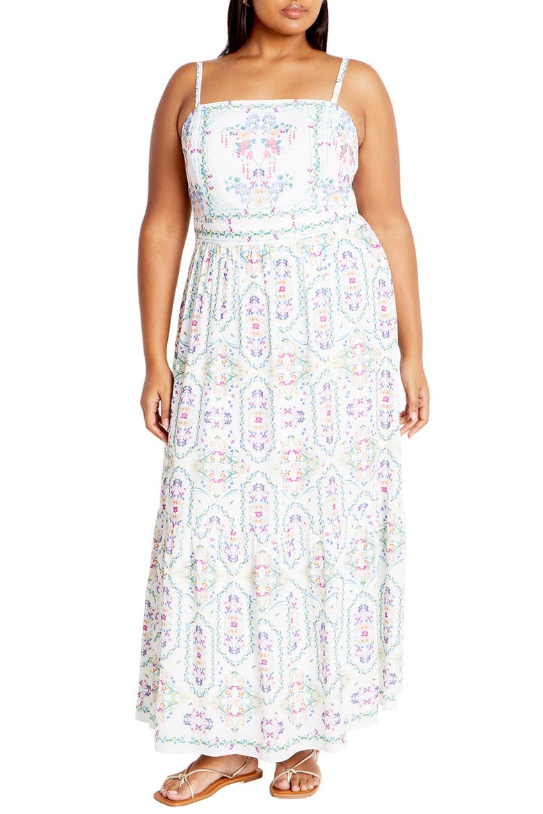 Mira Print Sleeveless Maxi Dress, Main, color, PRINT