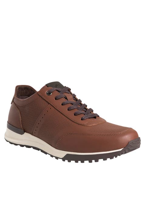 Full Grain Leather Shoes for Men Business Casual Sneakers