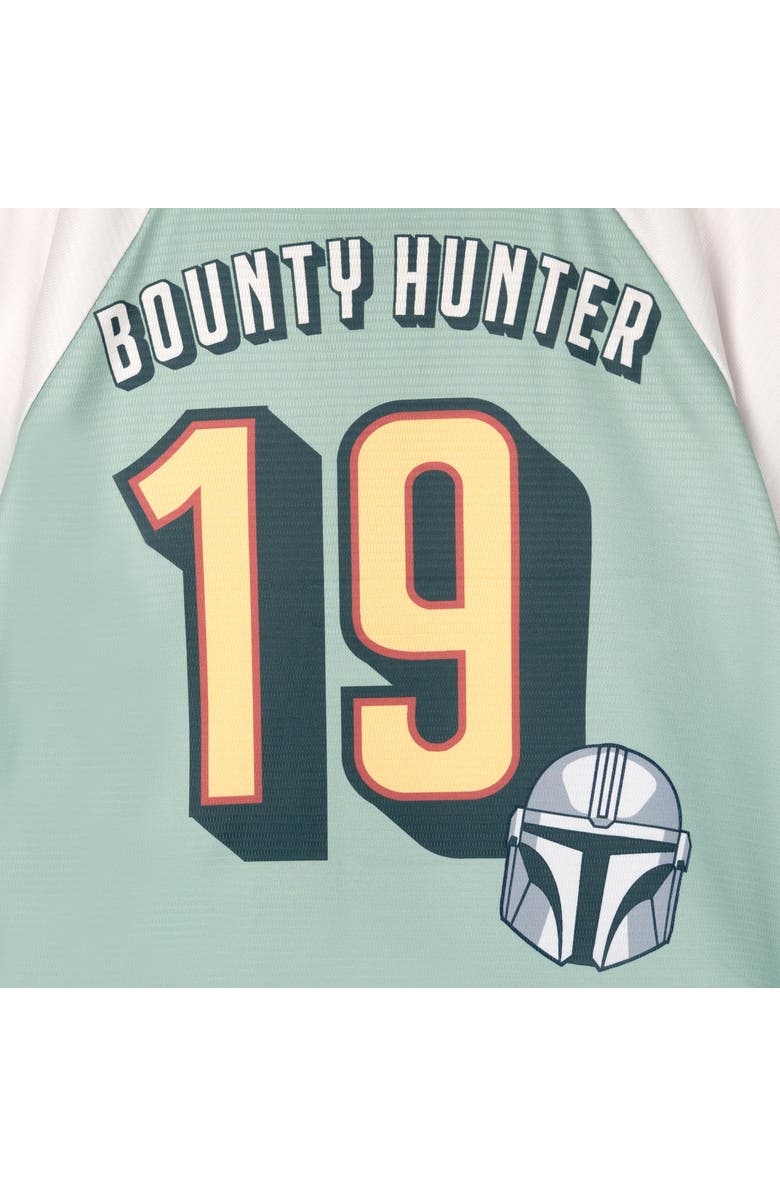 Star Wars The Mandalorian Short Sleeve Baseball Jersey, Alternate, color, Grogu Mint Ivory