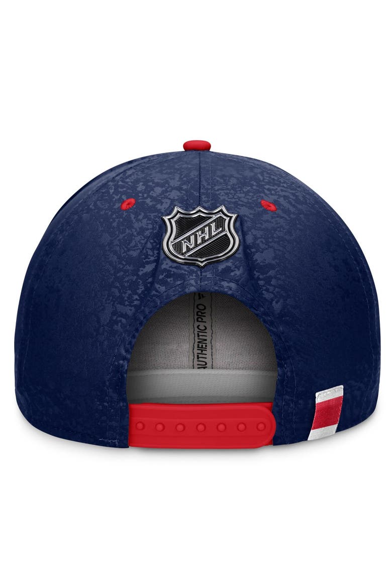 Men's Fanatics Branded Navy/Red Washington Capitals Authentic Pro Alternate Jersey Snapback Hat, Alternate, color, Navy