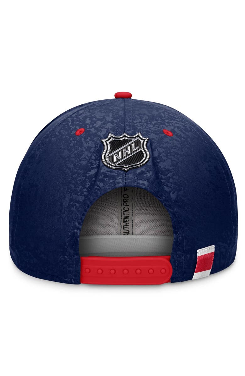 FANATICS Men's Fanatics Branded Navy/Red Washington Capitals Authentic Pro Alternate Jersey Snapback Hat, Alternate, color, Navy