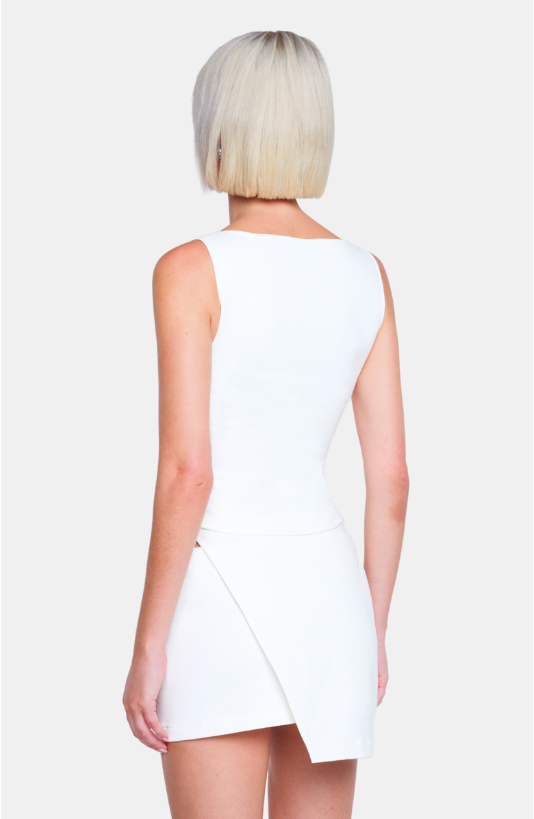 OW Collection Malene Top, Alternate, color, White