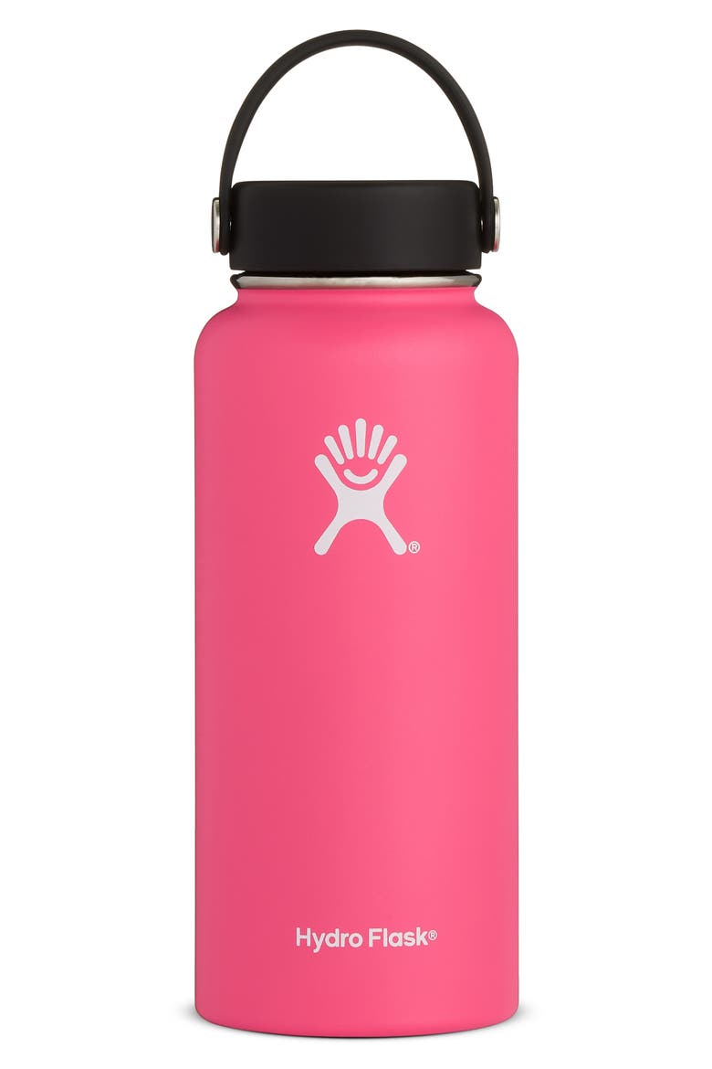 32-Ounce Wide Mouth Bottle with Flex Cap, Main, color, WATERMELON