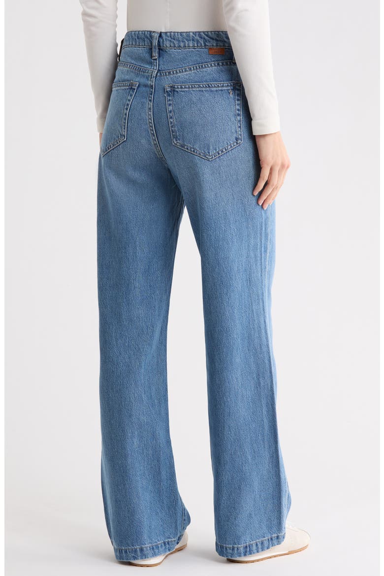 High Rise Wide Leg Jeans, Alternate, color, MED WASH