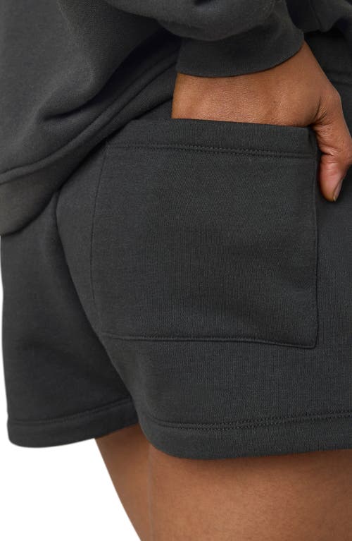 Shop Florence By Mills Cozy Crush Sweat Shorts In Black