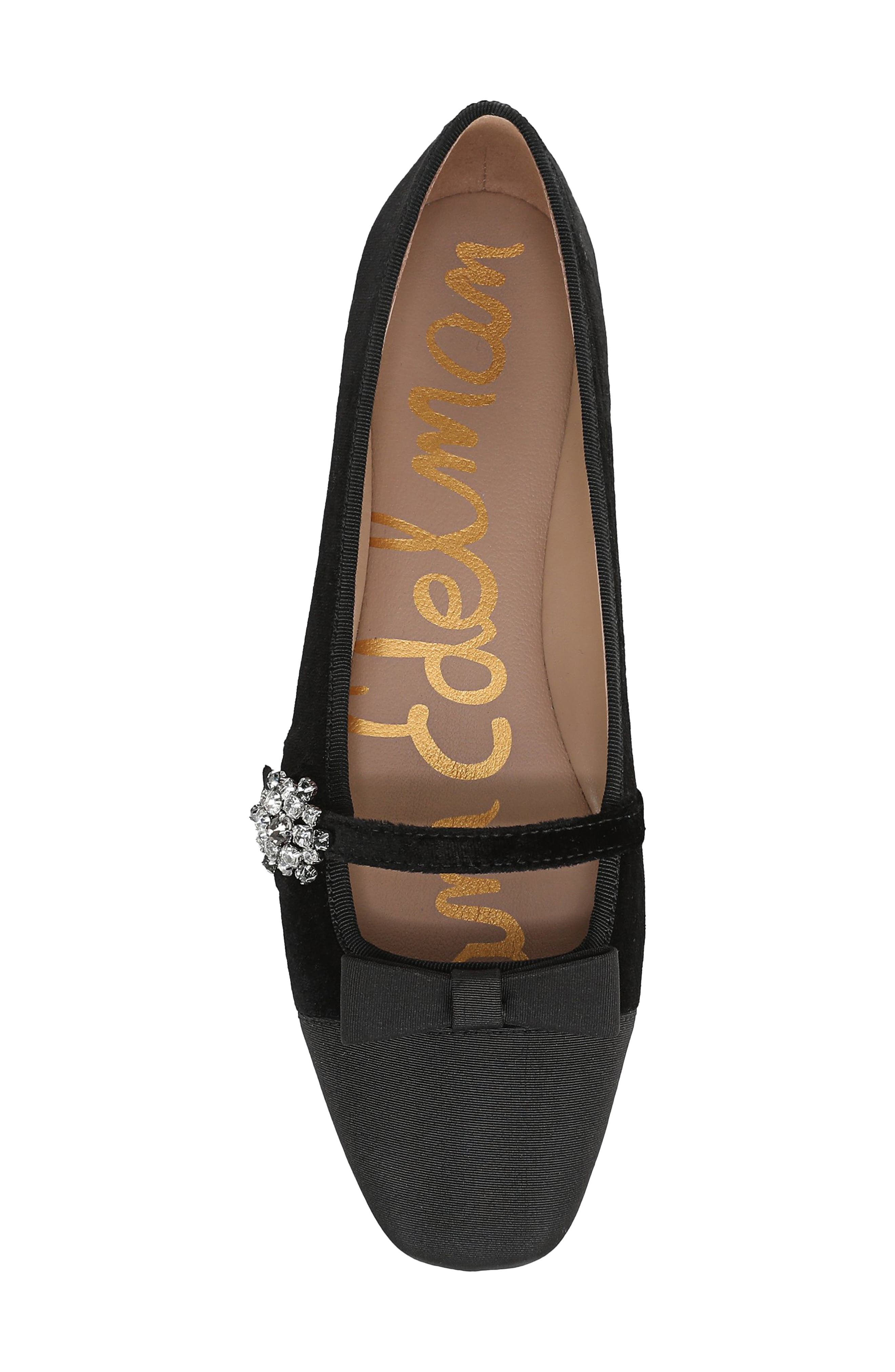 Sam Edelman Madi Mary Jane Flat, Alternate, color, Black