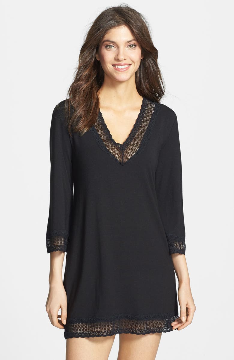 Eberjey 'Gisele' Jersey Tunic Sleep Shirt, Main, color,
