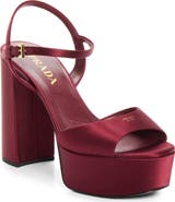 Prada Satin Platform Sandal