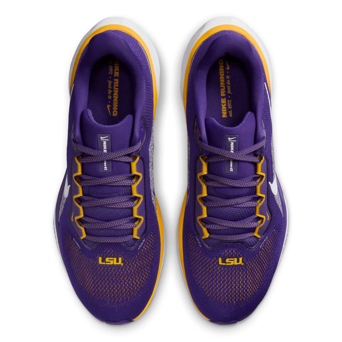 Nike Unisex Nike Purple LSU Tigers Zoom Pegasus 41 Running Shoes, Alternate, color, 