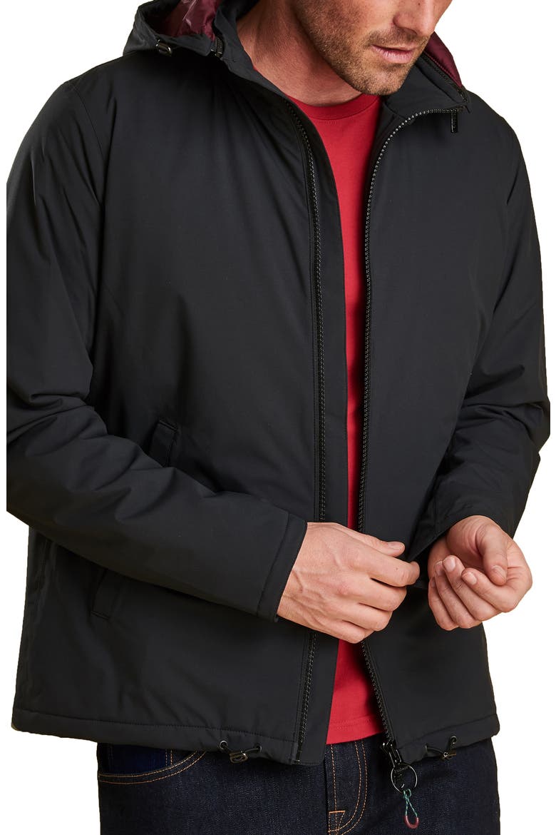 Whitburn Waterproof Jacket, Alternate, color, BLACK