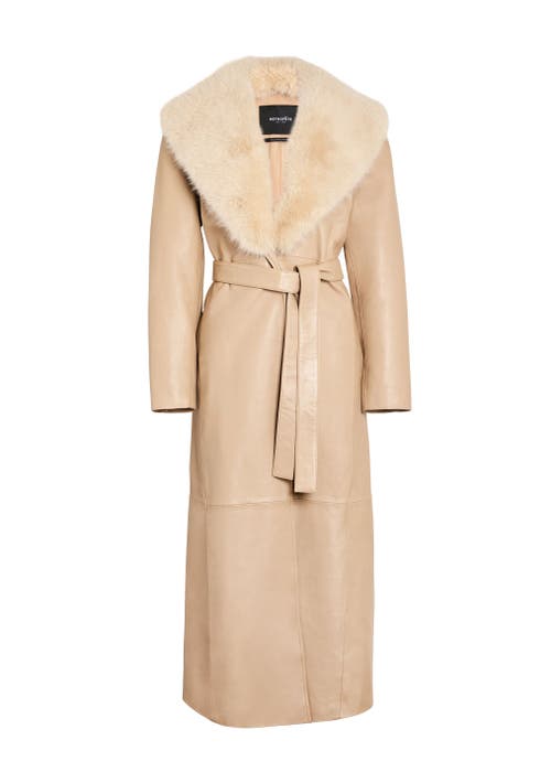 Retroféte Kieran Trench Coat In Latte