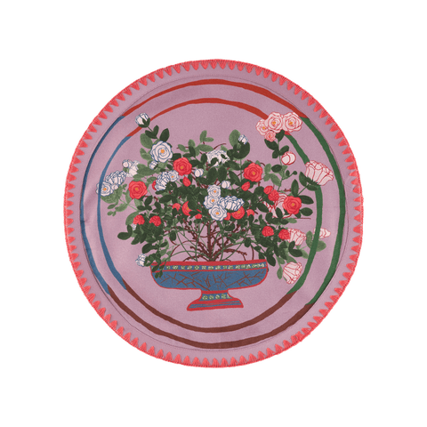 Round Placemats La Vie en Rose - Set of 6