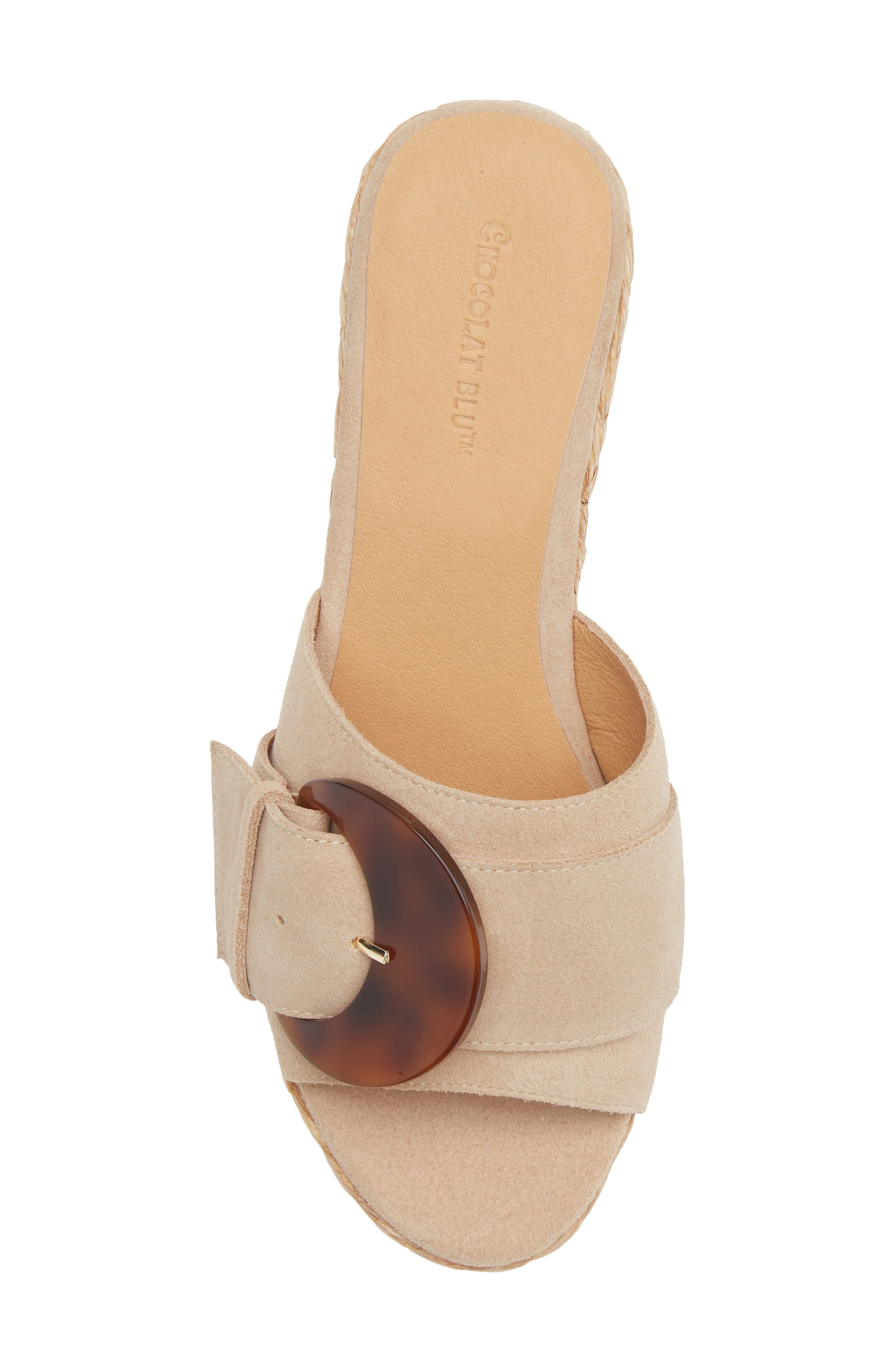 Chocolat Blu Garlyn Platform Sandal, Alternate, color, Latte Suede