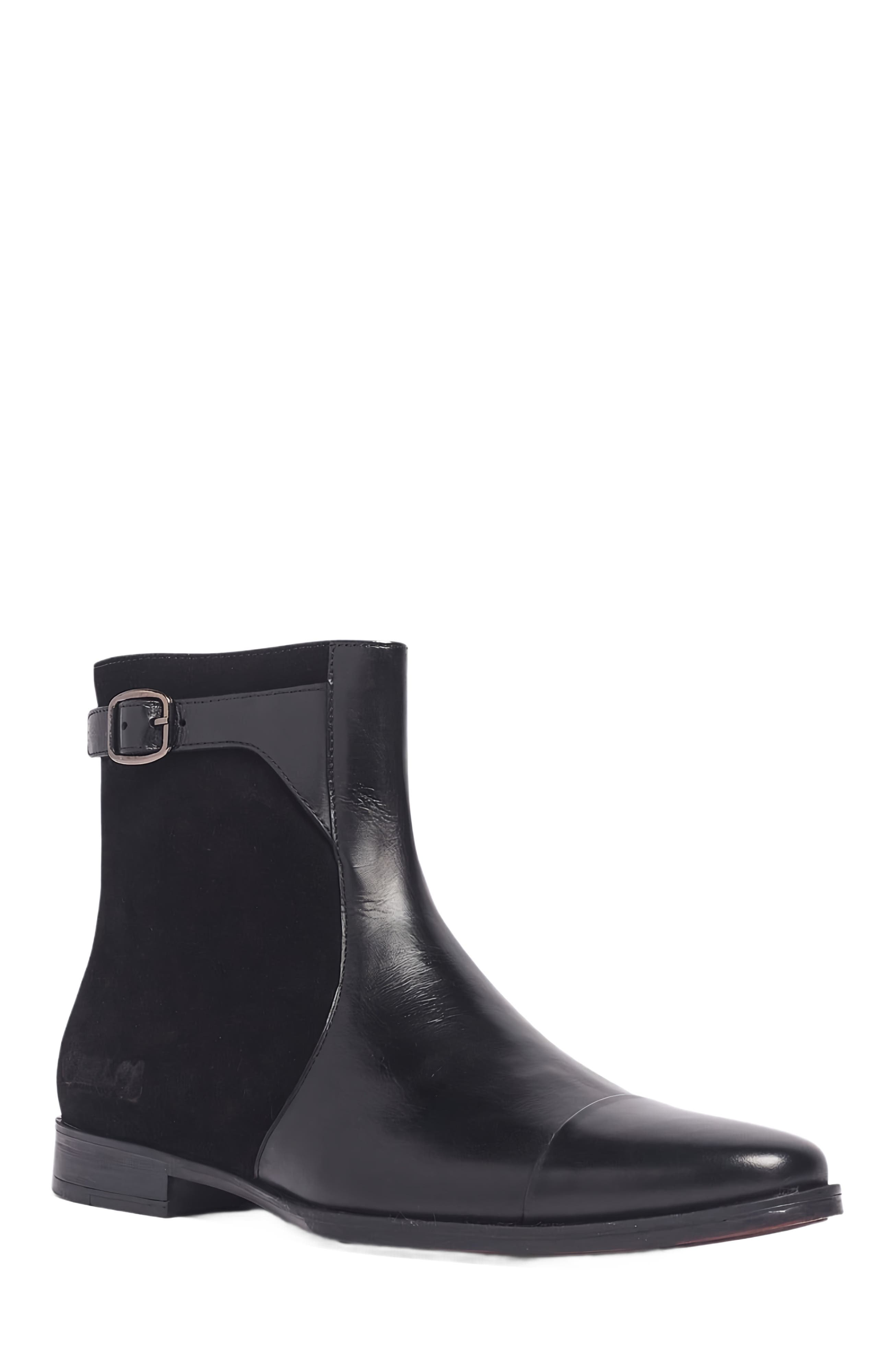 CARLOS SANTANA Spirit Chelsea Boot, Alternate, color, Black