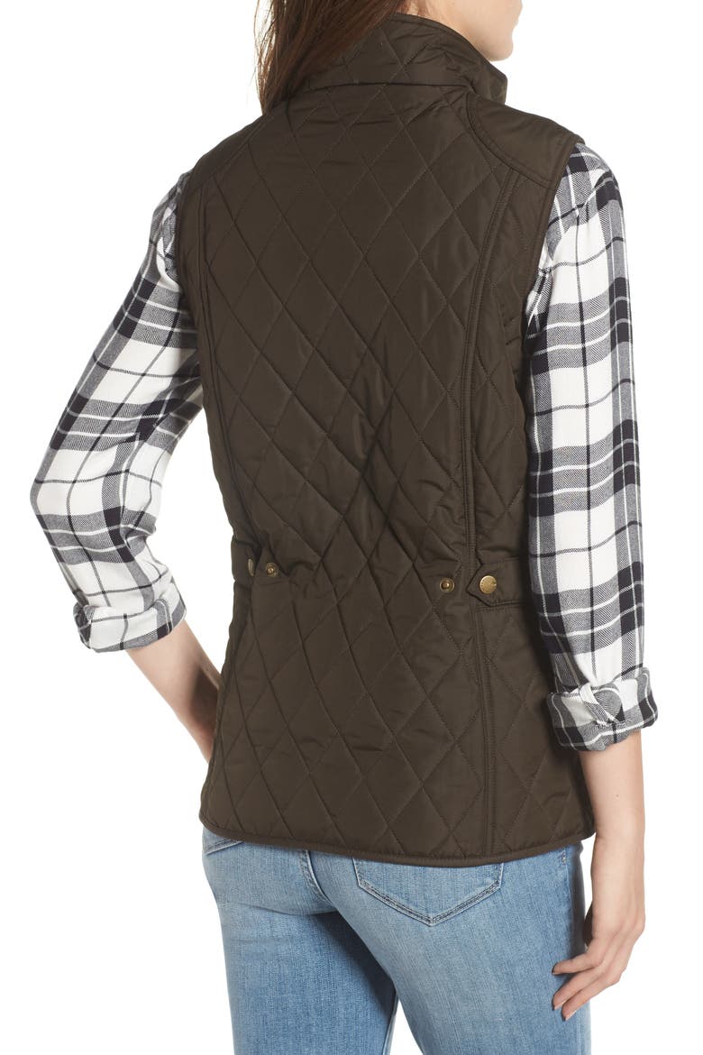 Saddleworth Quilted Vest, Alternate, color, OLIVE