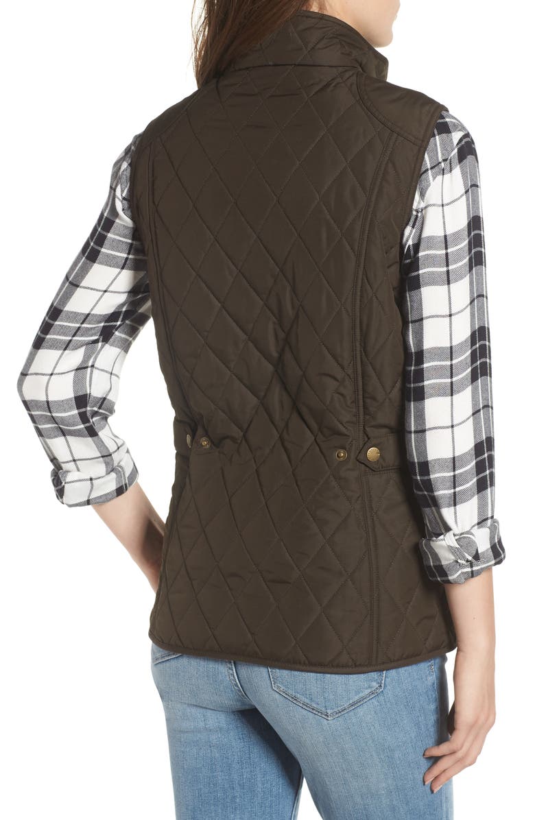 Barbour Saddleworth Quilted Vest, Alternate, color, 