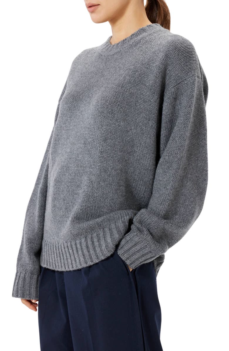Sophie Rue Easy Crewneck Cashmere & Wool Sweater, Alternate, color, 