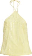 Princess Polly Sun Salutations Sequin Halter Top