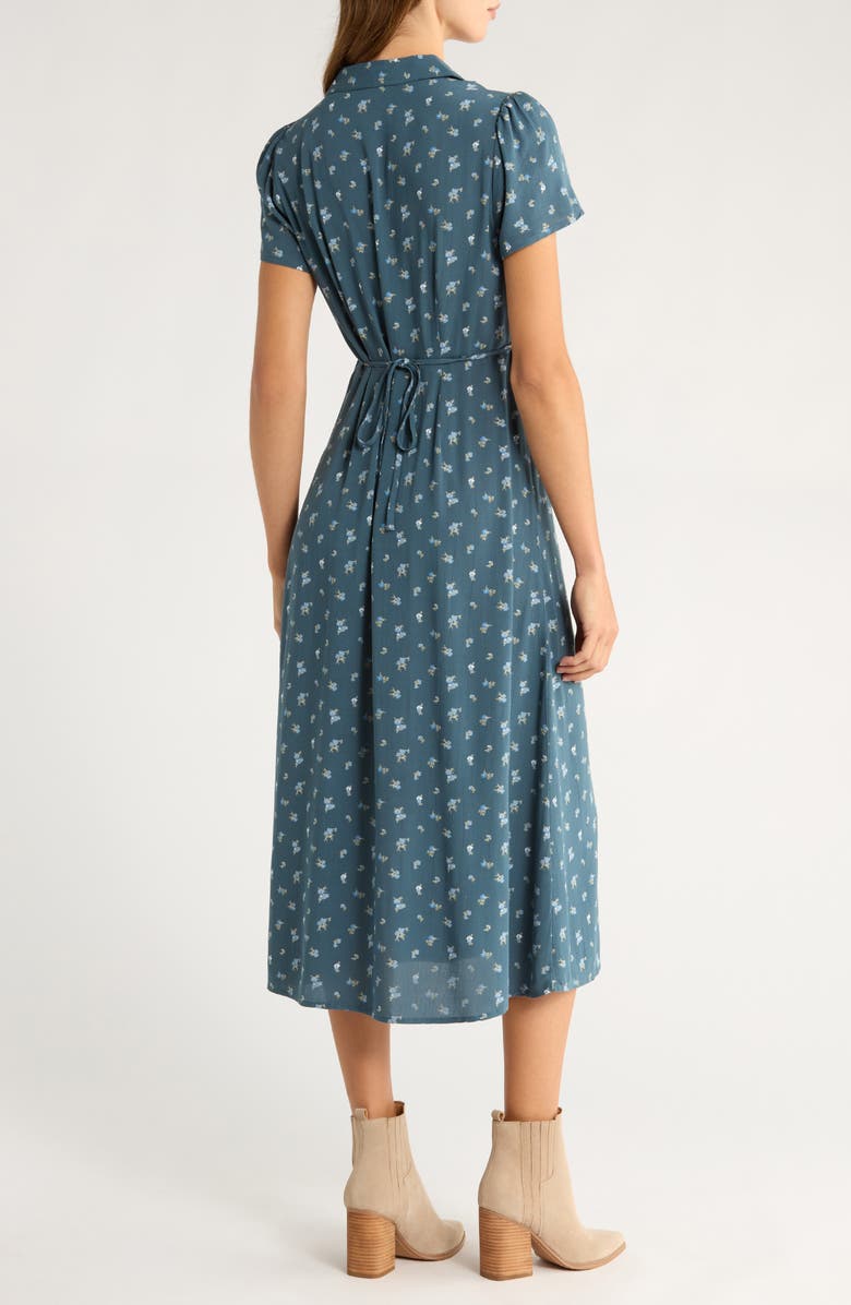 Lucky Brand Front Button Midi Dress, Alternate, color,