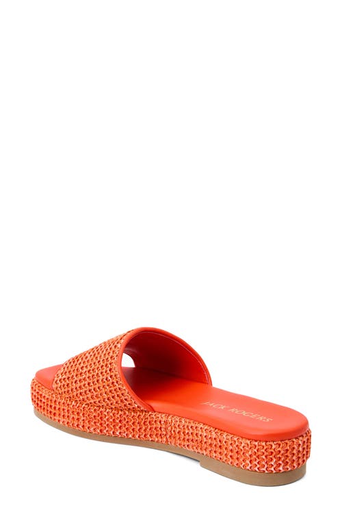 Jack Rogers Bay Flatform Sandal In Flame