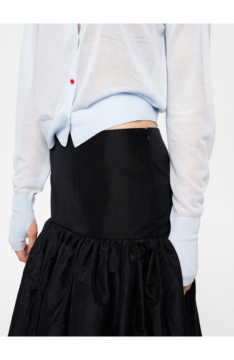 Alas Sheer Cardigan In Baby Blue, Alternate, color, Baby Blue